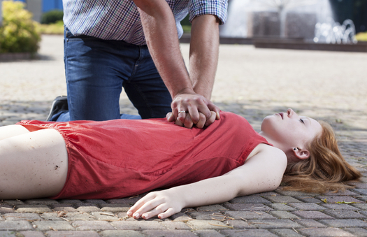 Knowing how to recognise the signs of sudden cardiac arrest is the first step. The second is knowing what to do to keep the patient alive before medical services arrive.