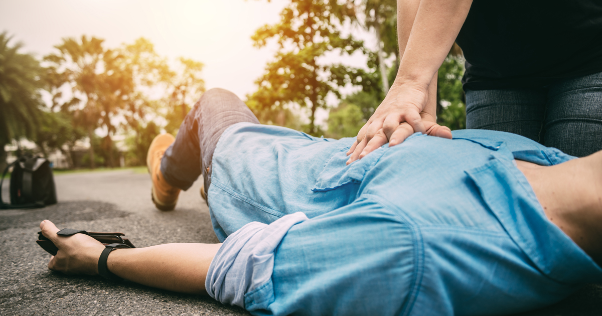 The best chance of survival after a sudden cardiac arrest is achieved when someone nearby is willing to step in early with CPR and defibrillation