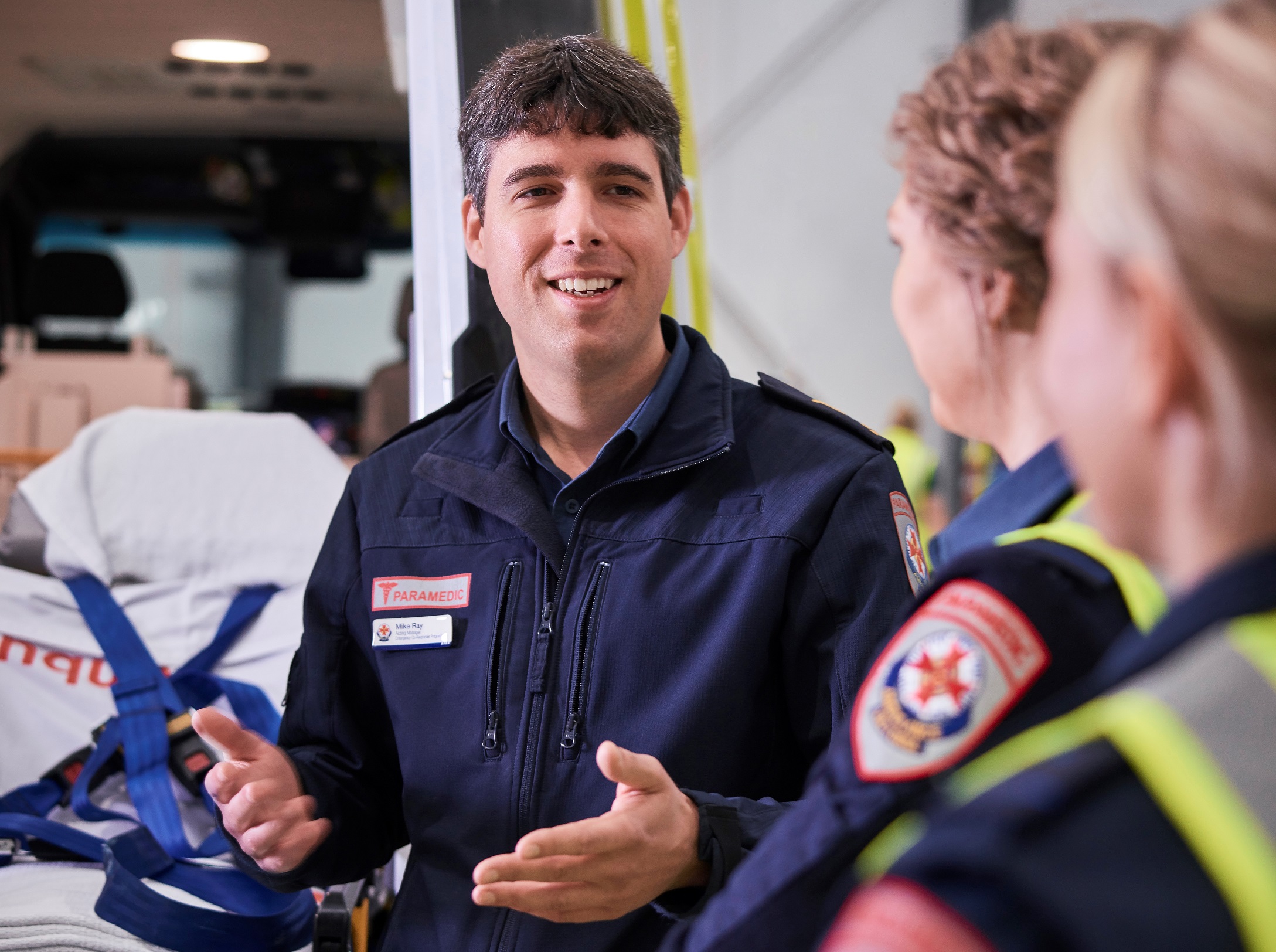 Mike Ray leads Ambulance Victoria's partnership with GoodSAM to help save more lives from sudden cardiac arrest.