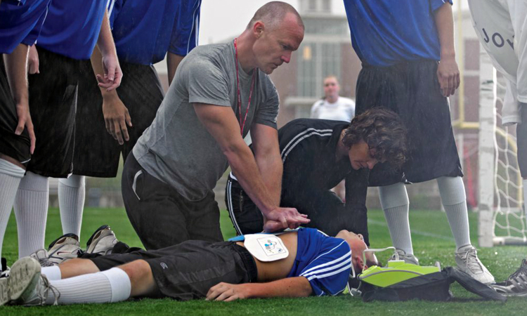 According to the Mayo Clinic, sudden cardiac arrest is the leading cause of death in young athletes.